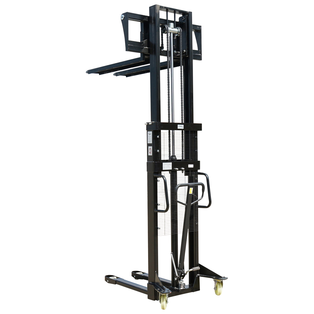 Manual pallet jack with a maximum load of 1.5T, lift height 2500mm, forks 1150mm Breckner Germany