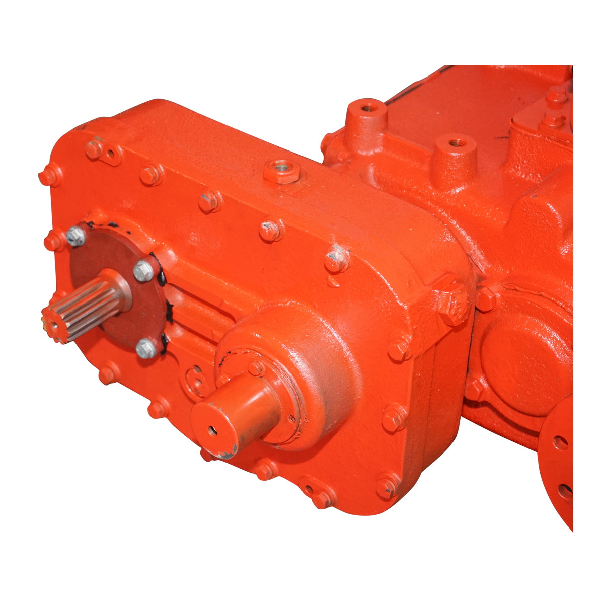 Assembled reducer for articulated forest tractor