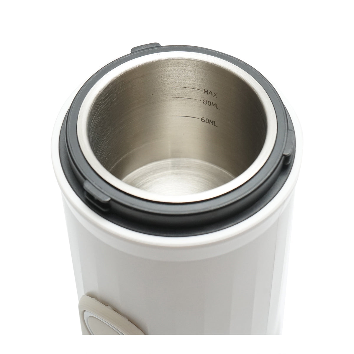 Portable coffee machine 12V/100W, lithium battery 9600 mAh, pressure 20 bar, water tank 60-80ml, cup 300ml, Nespresso capsules, Dolce Gusto, ground coffee