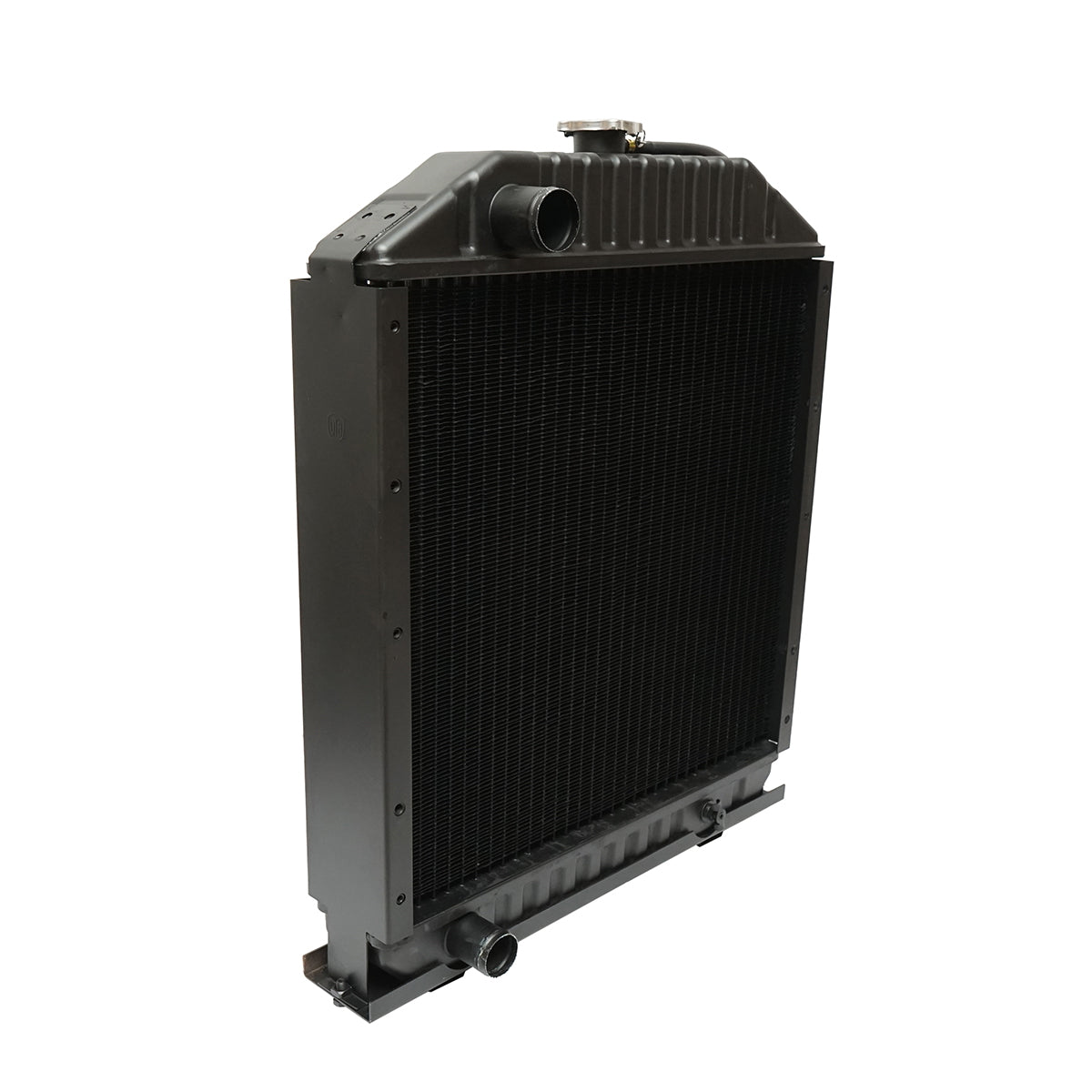 Water cooling radiator with 3 rows of cells for Fiat series 55, 90, A, CS OEM code 5143883, 5143884, 5167365, 4997175, 4997298, 5104143, 150-40 Breckner Germany