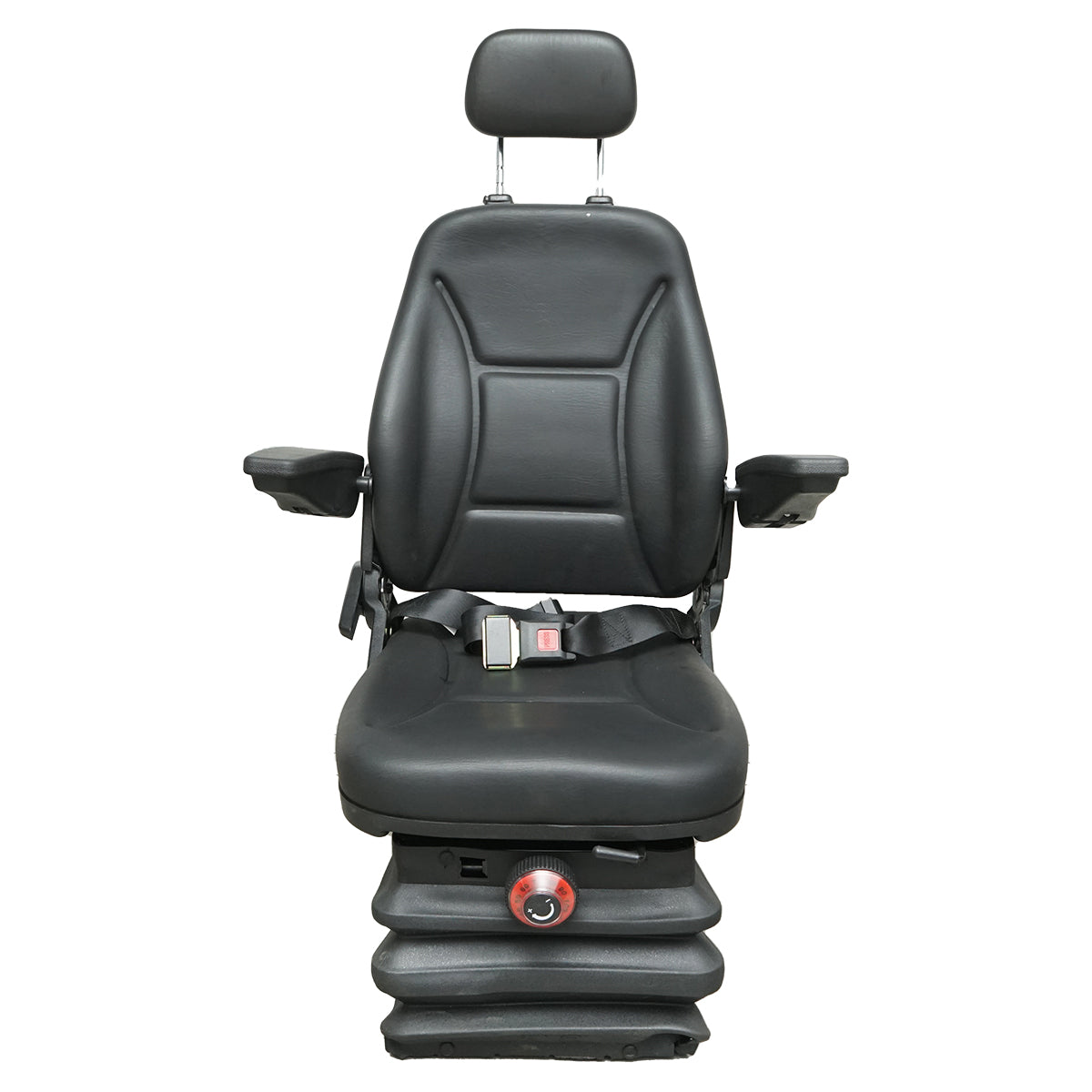 Universal height and weight adjustable seat 40-120kg, armrests and backrest adjustable 50-90° for tractor, agricultural, industrial machinery, forklift