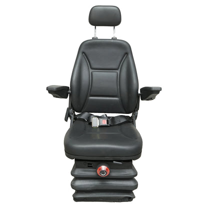 Universal height and weight adjustable seat 40-120kg, armrests and backrest adjustable 50-90° for tractor, agricultural, industrial machinery, forklift