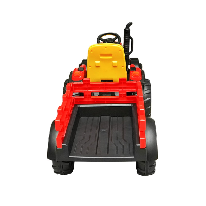 Electric tractor with remote control trailer and battery for children toy 1980x610x650mm