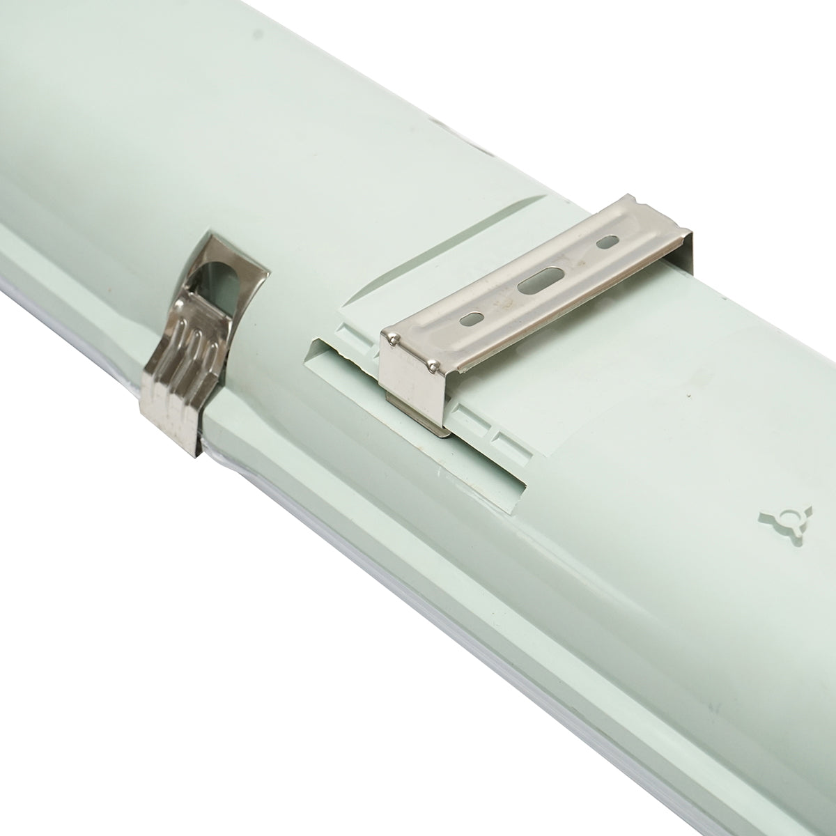 LED lighting fixture fluorescent 2x58W, 220V, 1560x130x90mm IP65 Breckner Germany
