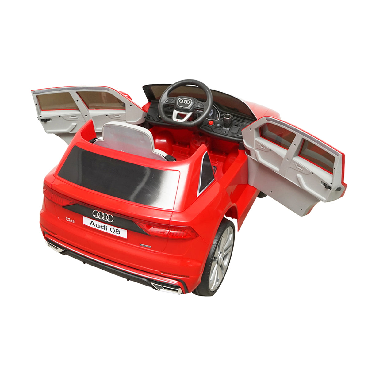 Electric car with 6V/7Ah battery and remote control for kids JJ2066 Audi Q8 red