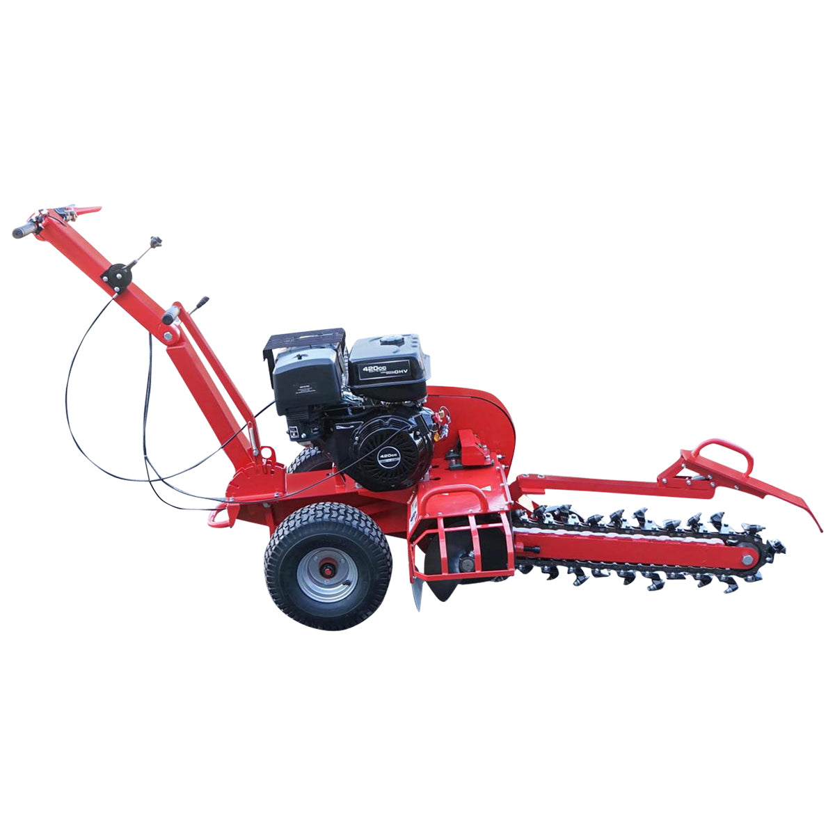 Trencher machine 15 HP working width 100mm depth 600mm Breckner Germany