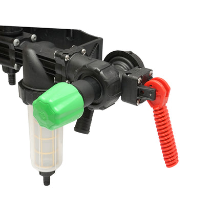 Distributor with 4 outlets and filter (Heavy Filter) for herbicide applicator.
