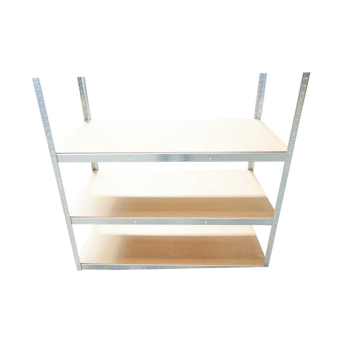 Metal shelf with 5 MDF shelves, 180x120x50cm, 300kg/shelf, assembly without screws, galvanized