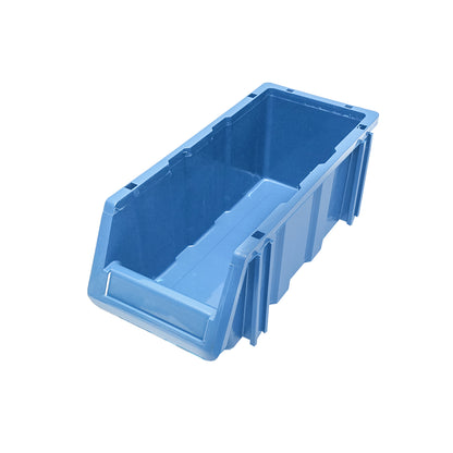 Stand with 26 boxes for storage / organization, blue plastic box, 1020x510x1350mm