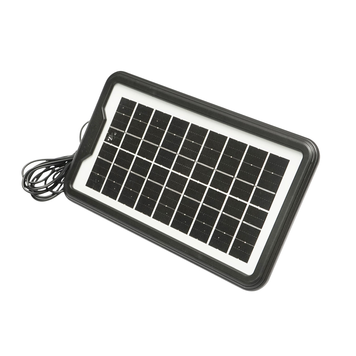 Portable LED lighting kit with 3 bulbs/projector, solar panel and 6V, 4.5Ah battery for fishing camping GD-7COB