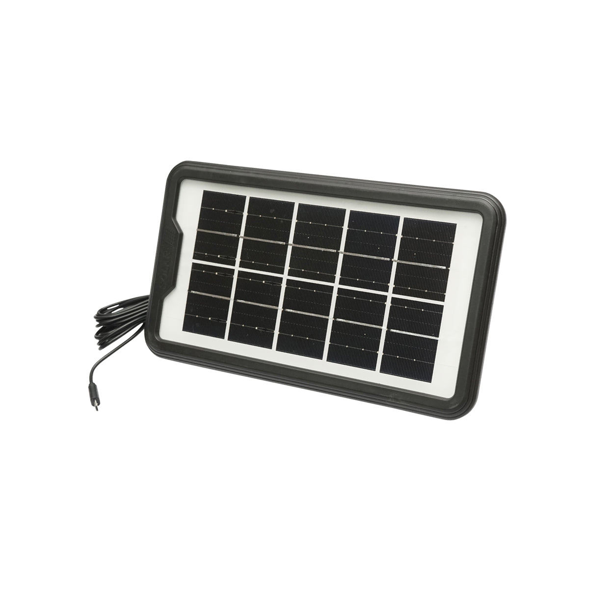Portable LED lighting kit with 4 bulbs/projector, FM radio, solar panel, and 3.7V, 10000 mAH battery for fishing camping GD-8072