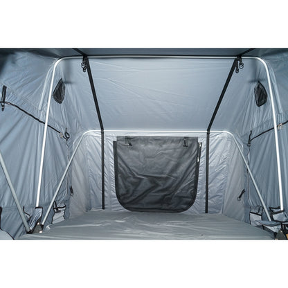 Waterproof car tent for 2 people, attachment to the ceiling with a platform and ladder