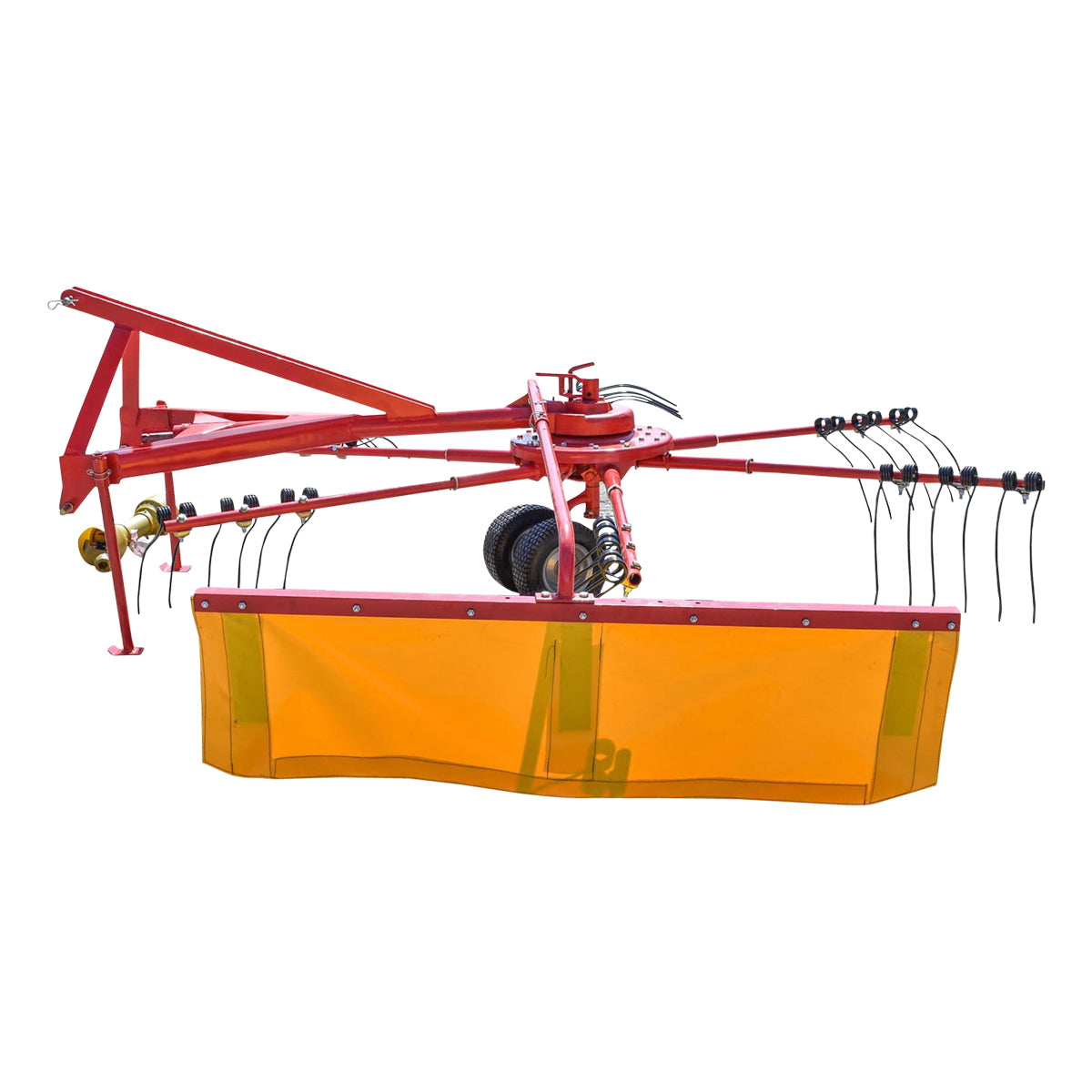 Spider type rotary rake with a working width of 2.80m, required power 20-80HP with 6 arms, 280Kg Konig Traktoren