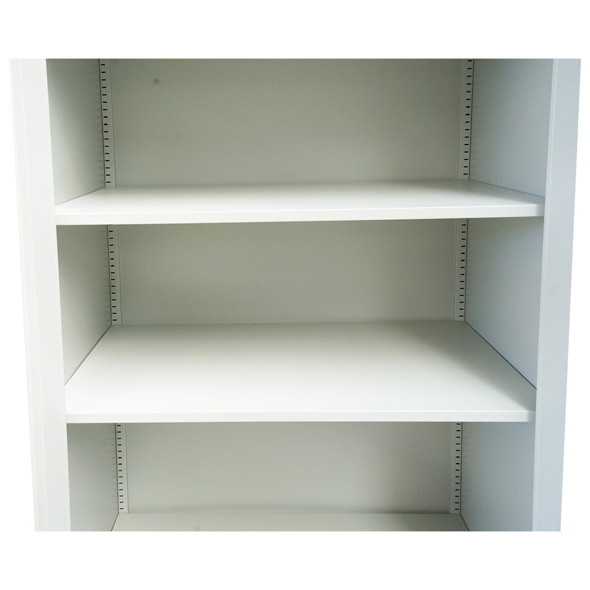 Metal cabinet locker type 1950x920x500mm with 2 secured doors, shelves and bar, gray Breckner Germany