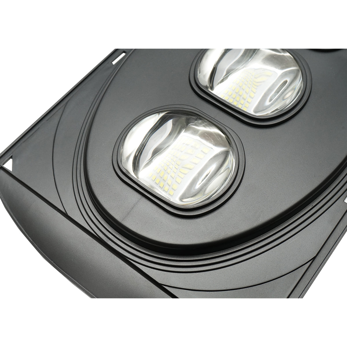 LED solar street light 150W, 6500K, IP65 with solar panel, motion sensor and pole mounting Breckner Germany