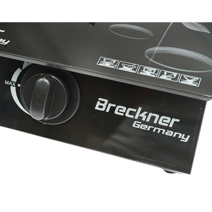 Hob, stove with a 2.5KW cast iron burner, tempered glass 400x300x90mm Breckner Germany