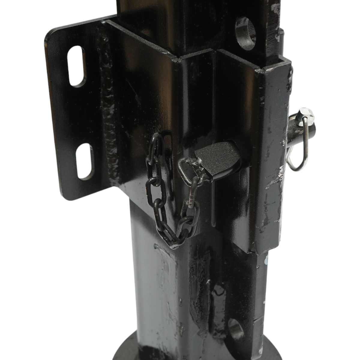 Adjustable support leg trailer with crank 60-100cm, lateral fixing, maximum load 4000 Kg