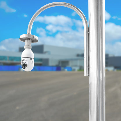Smart-bulb PTZ surveillance camera, WIFI 2.4G 1080P, E27 bulb type with motion sensor and YIIoT application Breckner Germany