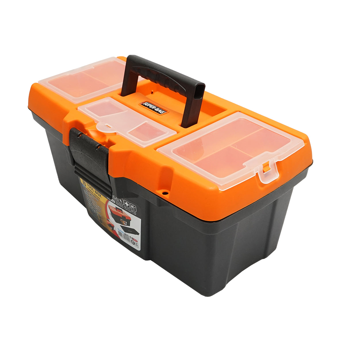 Plastic tool box 215x400x180mm