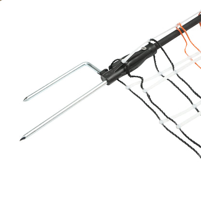 Electric fence netting 60cmx30m with double leg, resistance 1.6 Ohm/m Breckner Germany