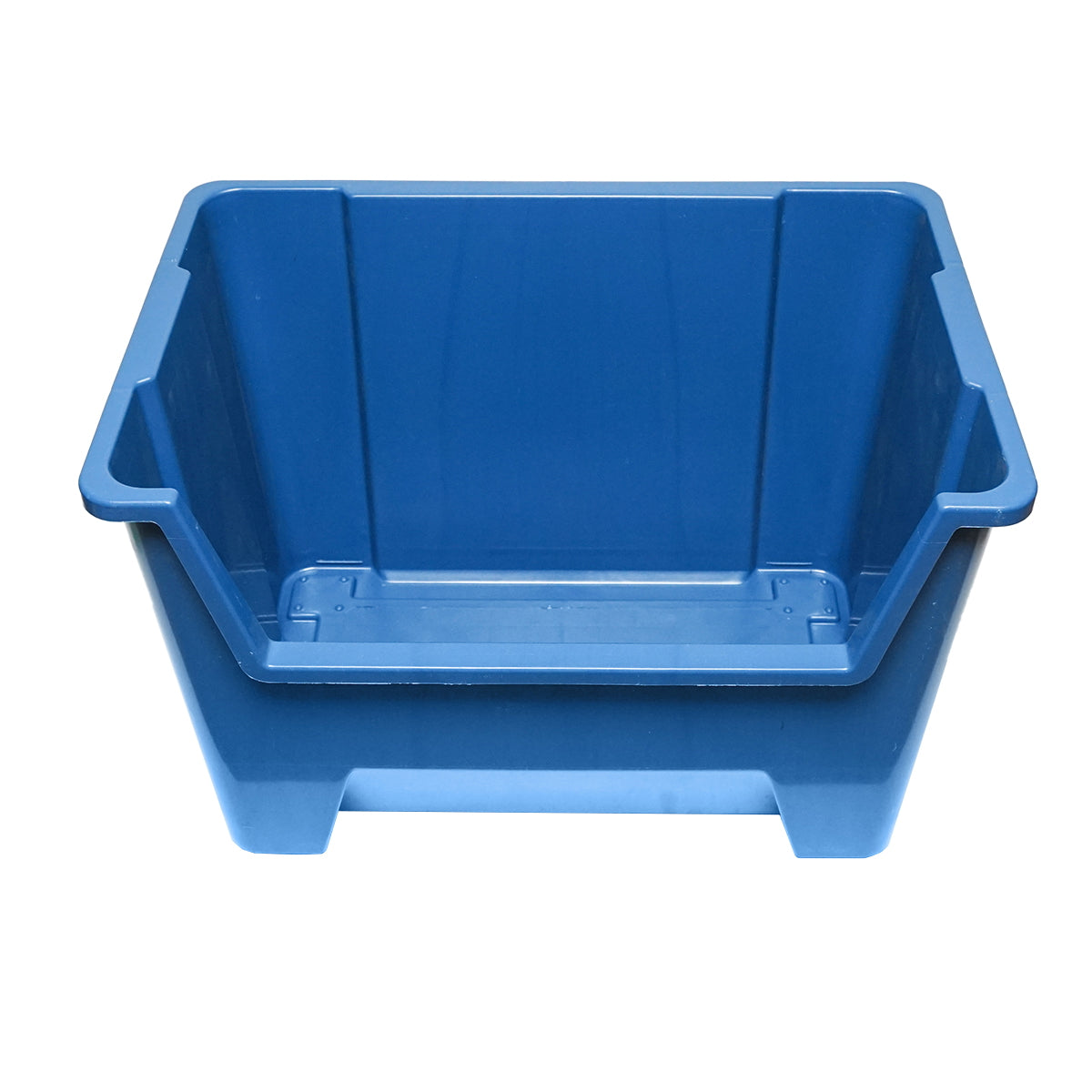 Plastic storage box 545x345x395mm gray