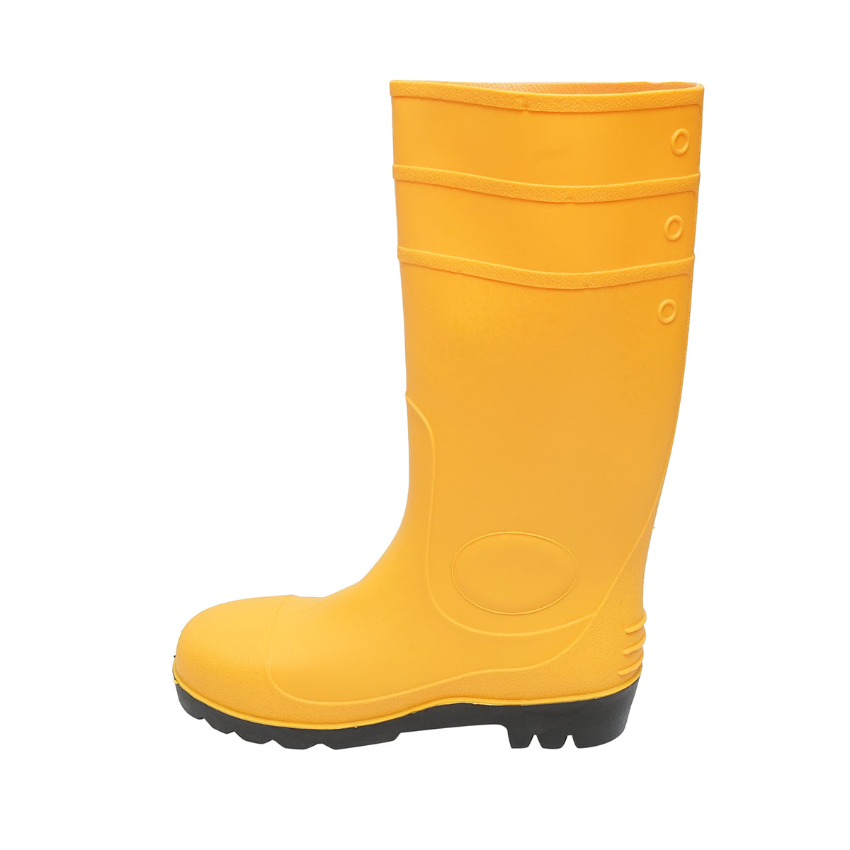 Rubber work boots, yellow, size 44 Crownman