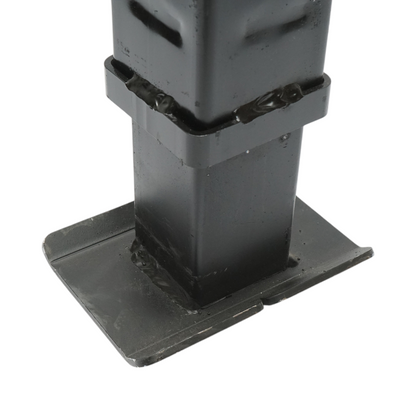 Adjustable support leg trailer with crank 55-85cm, lateral fixing, maximum load 4000 Kg