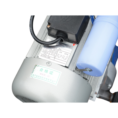 Single post milking machine 550W, 220V, stainless steel bucket 25L, milking group with 4 teats, vacuum pressure 40-50 kPa, pulsations 64 cpm