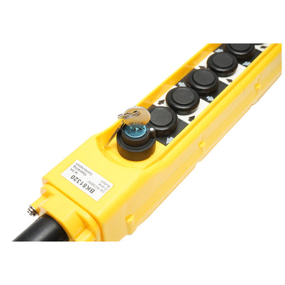 Industrial remote control with 6 commands and general contact with key 380V Breckner Germany
