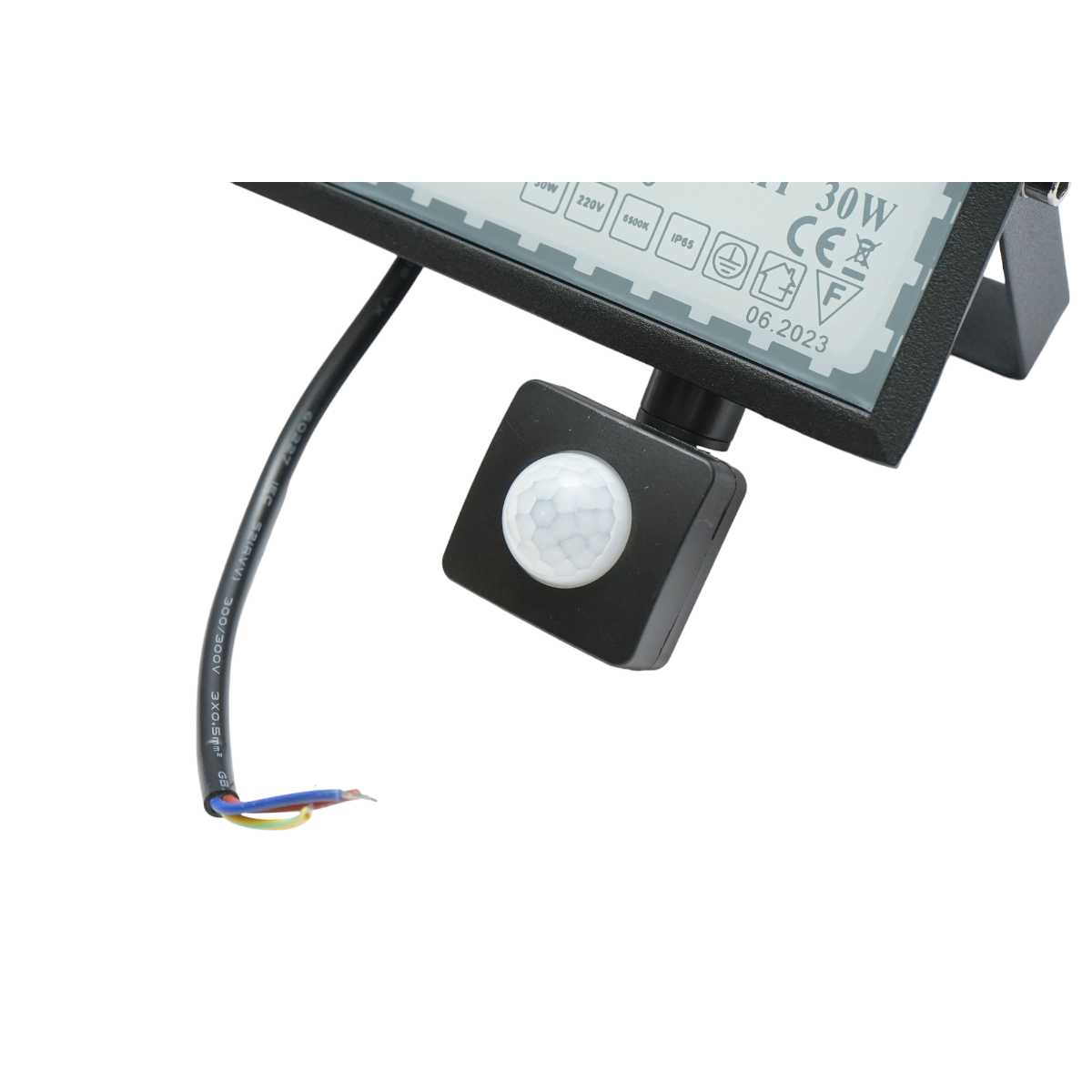 LED Projector 30W, 220V, 6500K, IP65 with motion sensor Breckner Germany