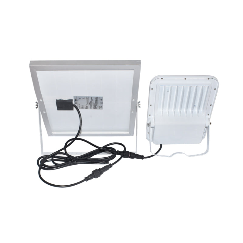 100W LED projector with 12W polycrystalline solar panel, LifePo4 battery 3.2V/12Ah, 6000K, 700lm with remote control IP66 Breckner Germany