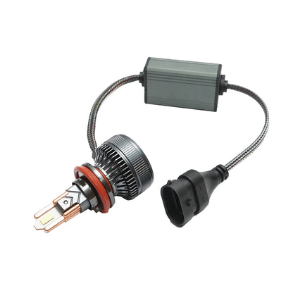 Set of 2 H11 LED car bulbs, 60W, 12-36V cold white light