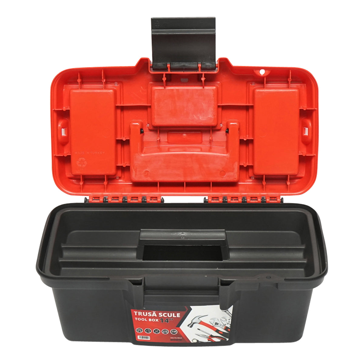 Plastic tool box 345x175x150mm Breckner Germany