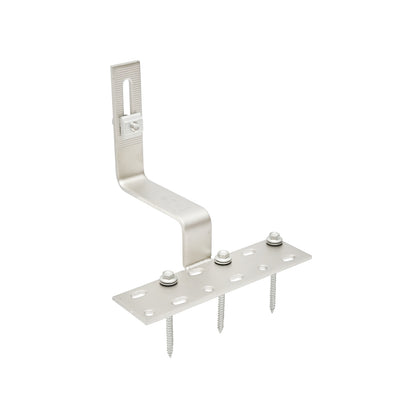 Fixing hook on tile for solar panel mounting system A Breckner Germany