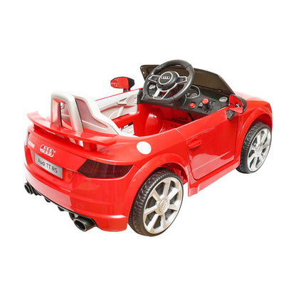 Electric car with 6V/4Ah battery and remote control for kids Audi TT JE1198 red
