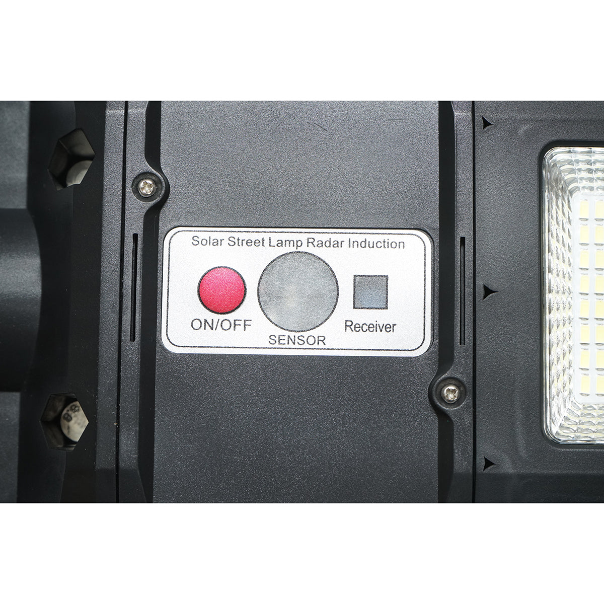 600W LED solar lamp with 18W solar panel, LifePo4 battery 3.2V/15Ah, 6500K, 2090lm, motion sensor, remote control, IP65 Breckner Germany