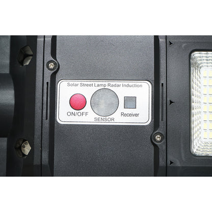 600W LED solar lamp with 18W solar panel, LifePo4 battery 3.2V/15Ah, 6500K, 2090lm, motion sensor, remote control, IP65 Breckner Germany