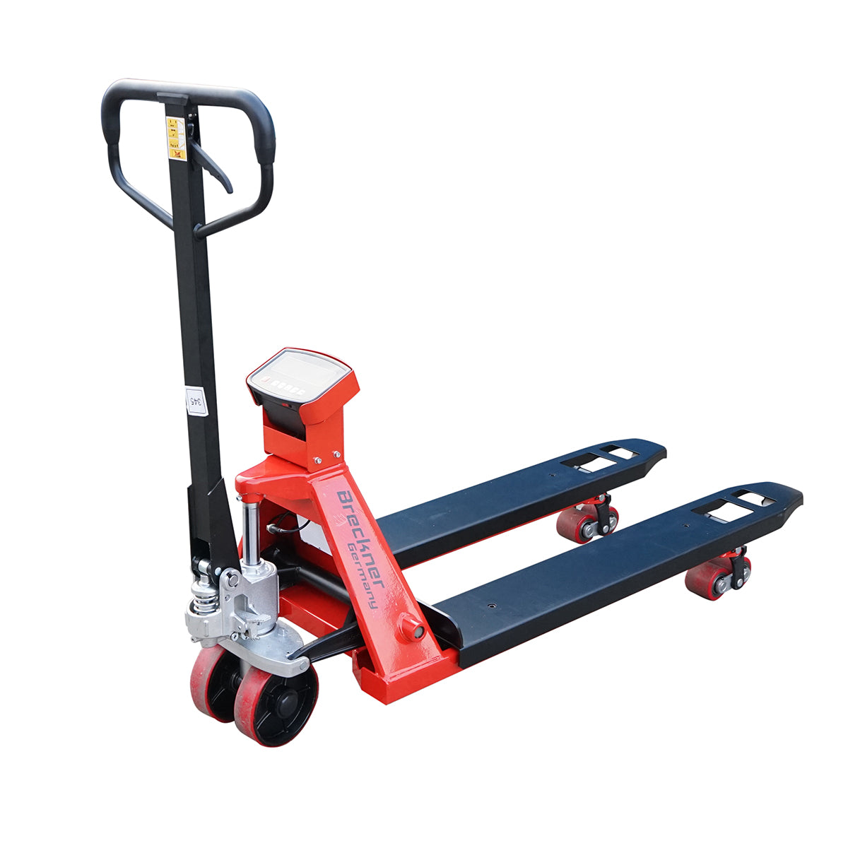 Manual pallet truck 2T with electronic scale and silicone wheel Breckner Germany
