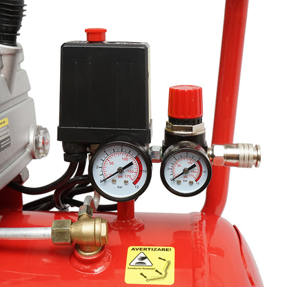 Air compressor with a volume of 50L, power 1.5kW/2HP, maximum pressure 8 Bar, air intake volume 184L, Breckner Germany