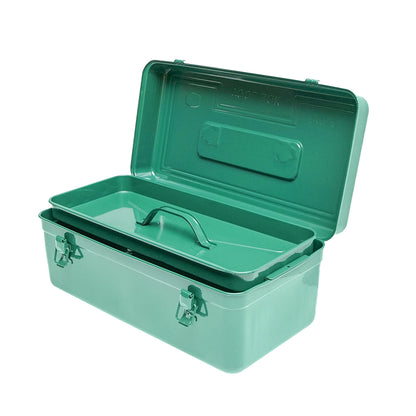 Green metal tool box 470x240x205mm Breckner Germany