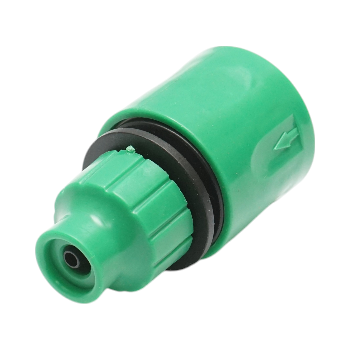 Complete drip irrigation kit with a 5.5m hose, nozzles, connectors, fixing stakes, 34 pieces.
