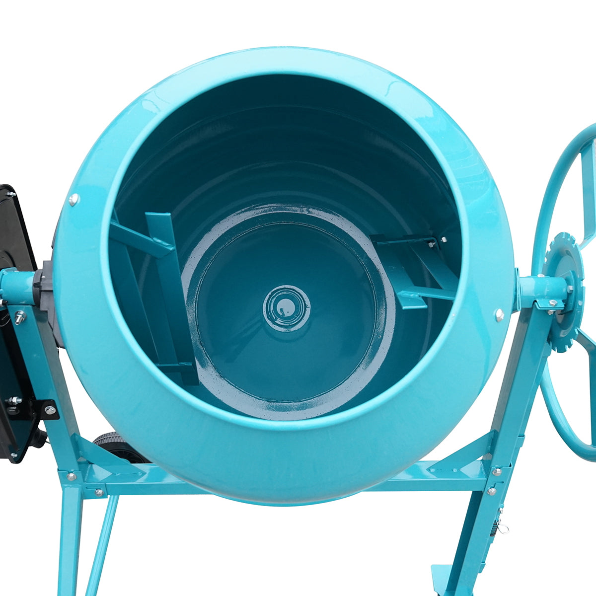 Concrete mixer 650W, drum volume 160L, gear and crown made of cast iron 58 Kg