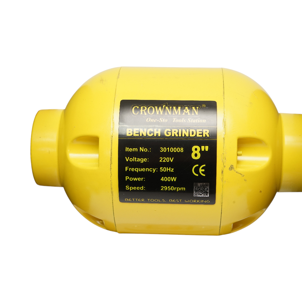 Bench grinder 400W, 220V abrasive disc 200x20x16mm, rotation speed 2950rpm Crownman