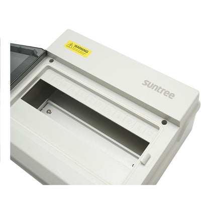 Single row fuse box, 12 modules IP66 Suntree