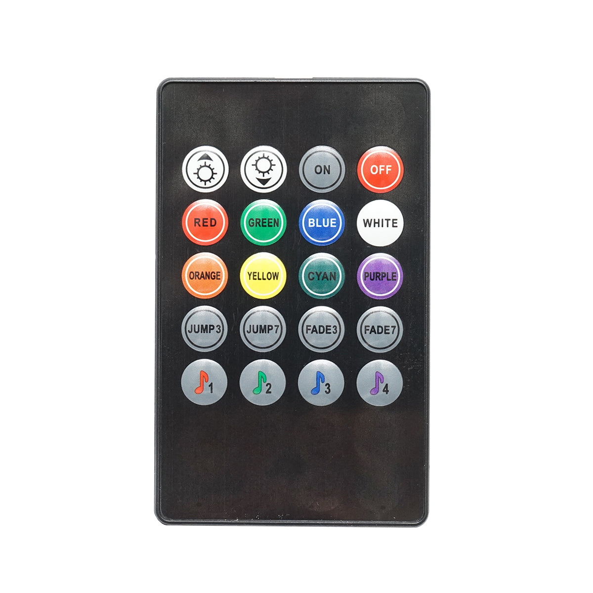 Interior car ambient light kit RGB LED 12V/6A with remote control