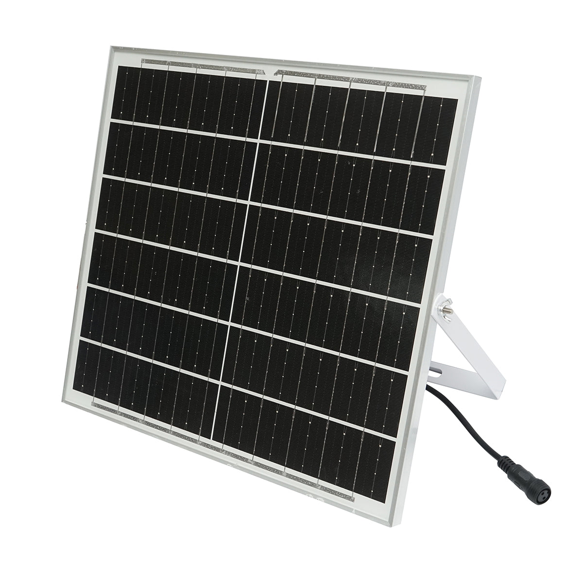 150W LED Projector with 25W monocrystalline solar panel, remote control, and included battery Breckner Germany