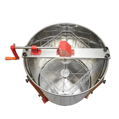 Manual beekeeping centrifuge, stainless steel honey extractor with 4 frames