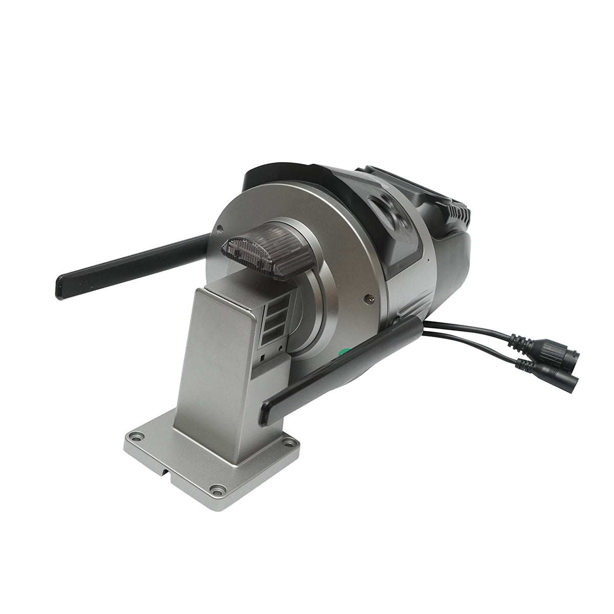 Surveillance camera with 3 lenses, 3 objectives 8 MP, 2 dual control CPUs, P2P WIFI 2.4G, PTZ with motion sensor, alarm, night vision, AI human detection, and iCSee application.