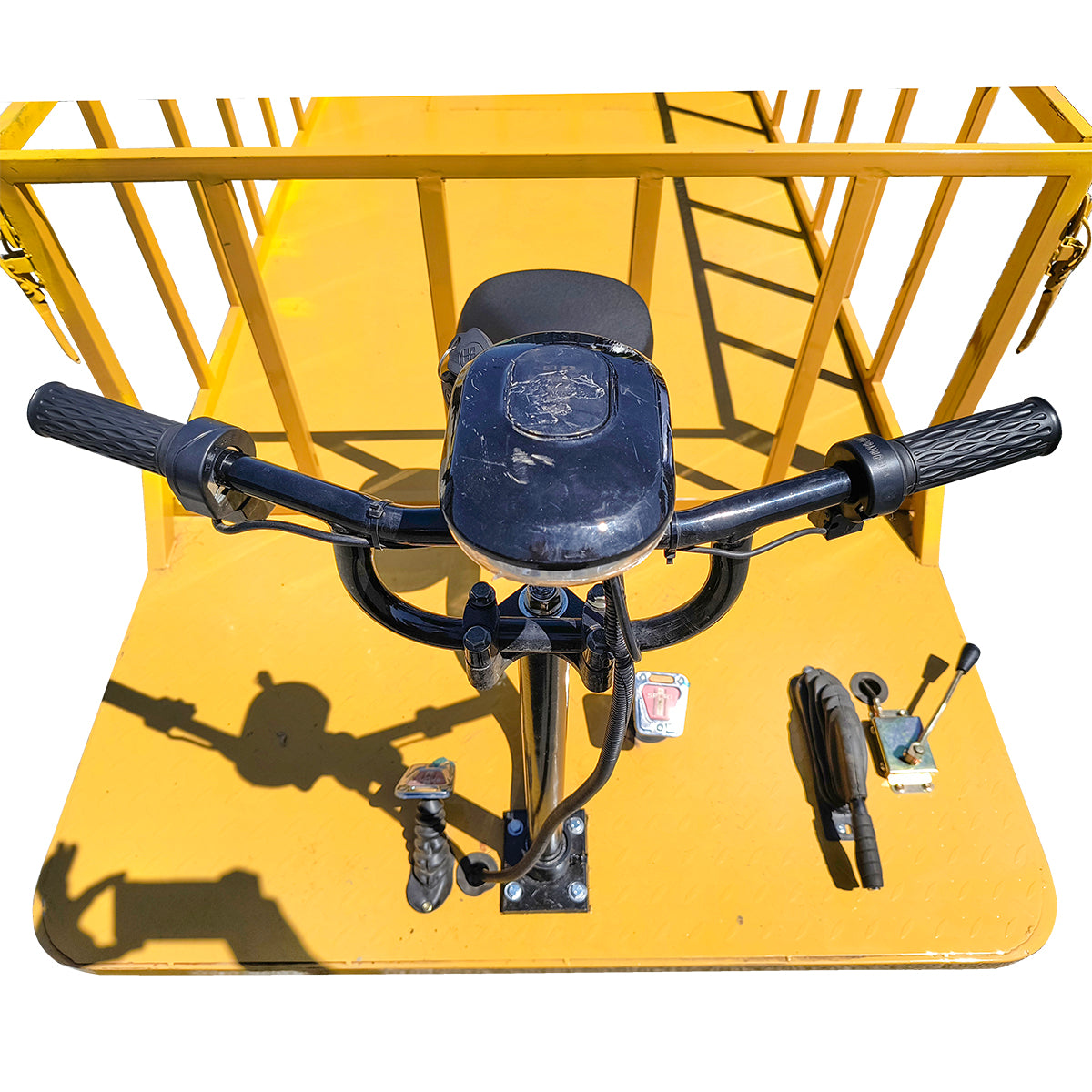 Electric cart with a loading platform for transporting goods 800W, 40V, 2.5x1.25m maximum load 1000Kg THOR