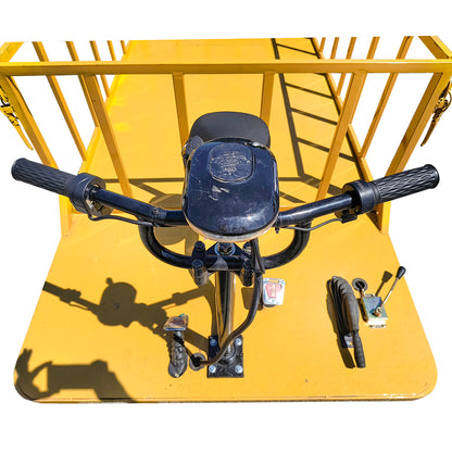 Electric cart with a loading platform for transporting goods 800W, 40V, 2.5x1.25m maximum load 1000Kg THOR